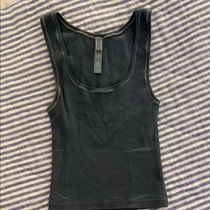 Skims teal Ribbed Tank Top